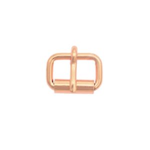 Rollschnallen in Roségold – verschiedene Größen für Hundehalsbänder